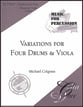 VARIATIONS FOR FOUR DRUMS AND VIOLA cover